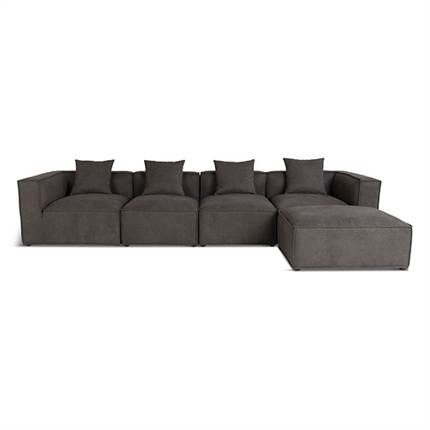 Fur modulsofa - Front